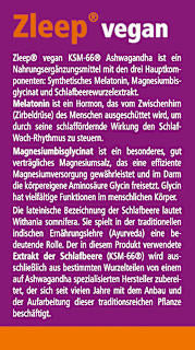 Zleep vegan KSM-66 Ashwagandha Tabletten 30 St Madaus & Lauscher