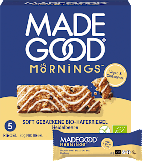 Müsliriegel, Blueberry Flavour, Soft Baked Oat Bars (5 Stück) Made Good