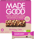 Müsliriegel, Chocolate Drizzled, Granola Bars, Birthday Cake Flavour (5 Stück) Made Good