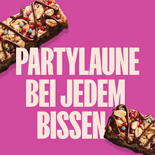 Müsliriegel, Chocolate Drizzled, Granola Bars, Birthday Cake Flavour (5 Stück) Made Good