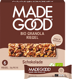 Müsliriegel, Granola Schokoladenstückchen (6 Stück) Made Good
