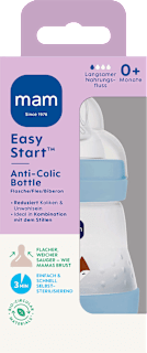 Babyflasche Easy Start Anti-Colic, blau, von Geburt an, 160 ml mam
