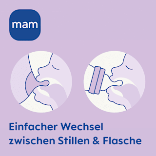 Babyflasche Easy Start Anti-Colic, mint, von Geburt an, 260 ml mam