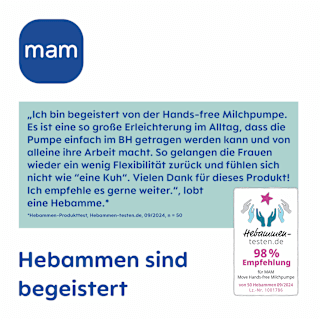 Milchpumpe Move Hands-free, elektrisch mam