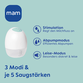 Milchpumpe Move Hands-free, elektrisch mam