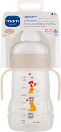 Trinklernflasche Trainer, creme, ab 4. Monat, 220 ml mam