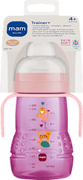 Trinklernflasche Trainer, rosa, ab 4. Monat, 220 ml mam