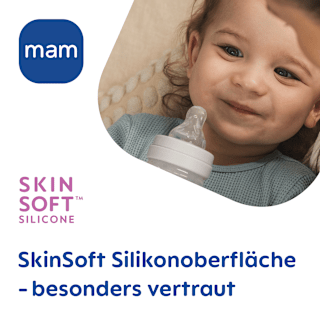 Trinksauger Silikon, Gr. 2, ab 4 Monaten mam