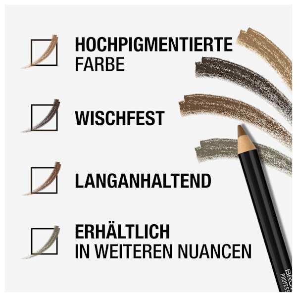 Augenbrauenstift Brow Tastic Professional 001 Ebony MANHATTAN Cosmetics