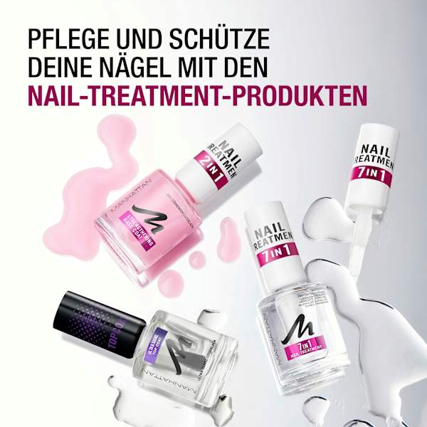 Base & Top Coat, Nail Treatment 7in1 Multi Benefit MANHATTAN Cosmetics