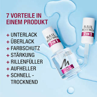 Base & Top Coat, Nail Treatment 7in1 Multi Benefit MANHATTAN Cosmetics