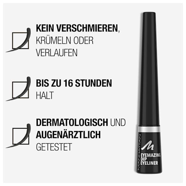 Eyeliner Eyemazing Dip 001 Black MANHATTAN Cosmetics