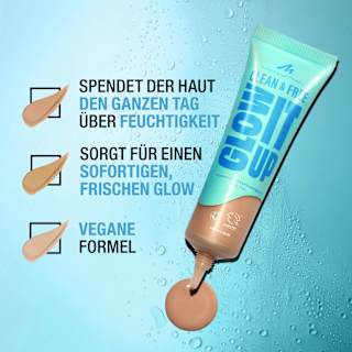 Foundation Clean & Free Glow It Up Skin Tint 34 Soft Beige MANHATTAN Cosmetics