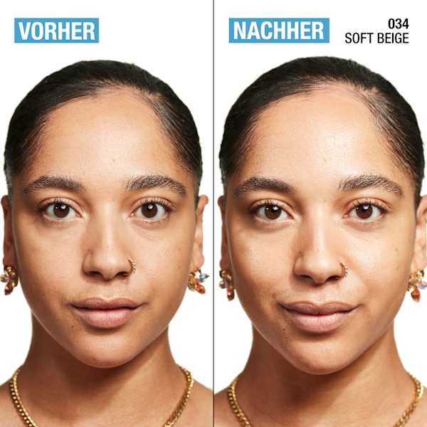 Foundation Clean & Free Glow It Up Skin Tint 34 Soft Beige MANHATTAN Cosmetics