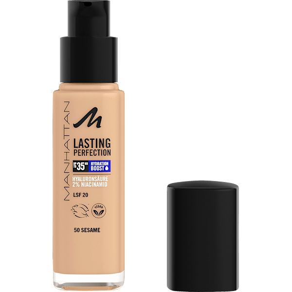 Foundation Lasting Perfection 50 Sesame LSF 20 MANHATTAN Cosmetics