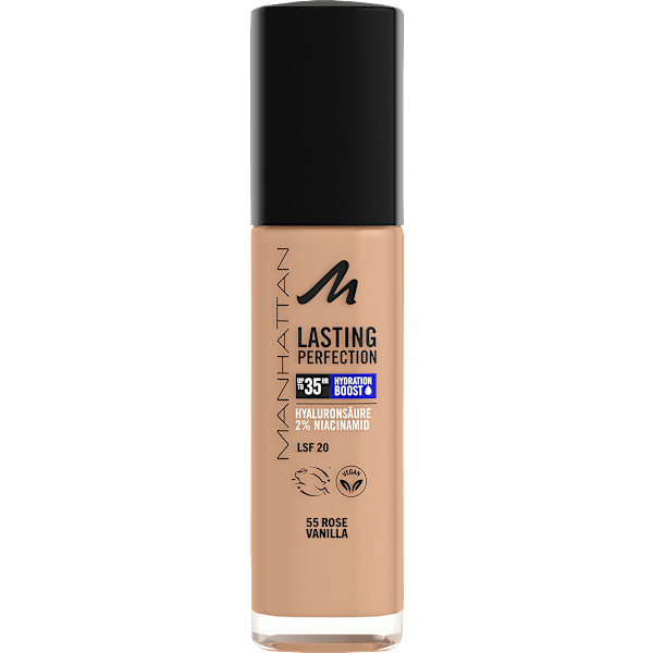 Foundation Lasting Perfection 55 Rose Vanilla LSF 20 MANHATTAN Cosmetics