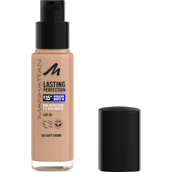 Foundation Lasting Perfection 58 Soft Ivory LSF 20 MANHATTAN Cosmetics