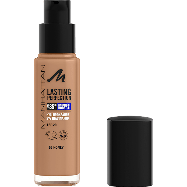 Foundation Lasting Perfection 66 Honey LSF 20 MANHATTAN Cosmetics
