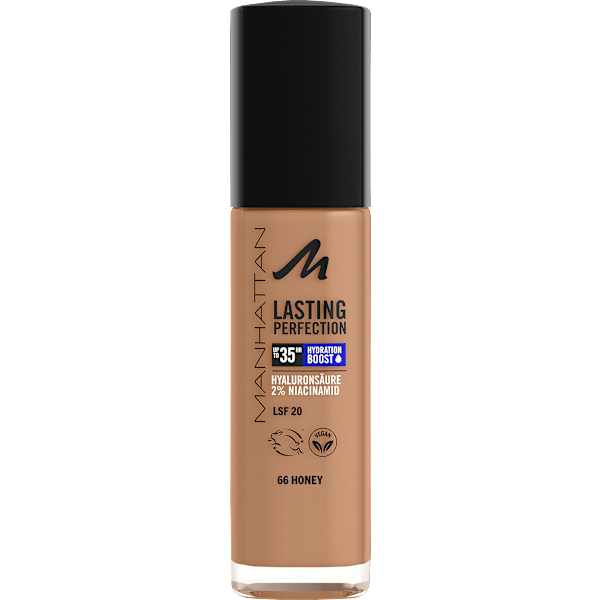 Foundation Lasting Perfection 66 Honey LSF 20 MANHATTAN Cosmetics