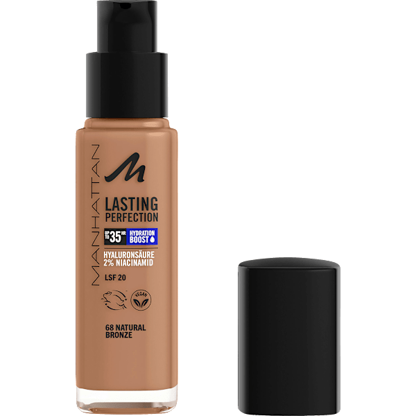 Foundation Lasting Perfection 68 Natural Bronze LSF 20 MANHATTAN Cosmetics
