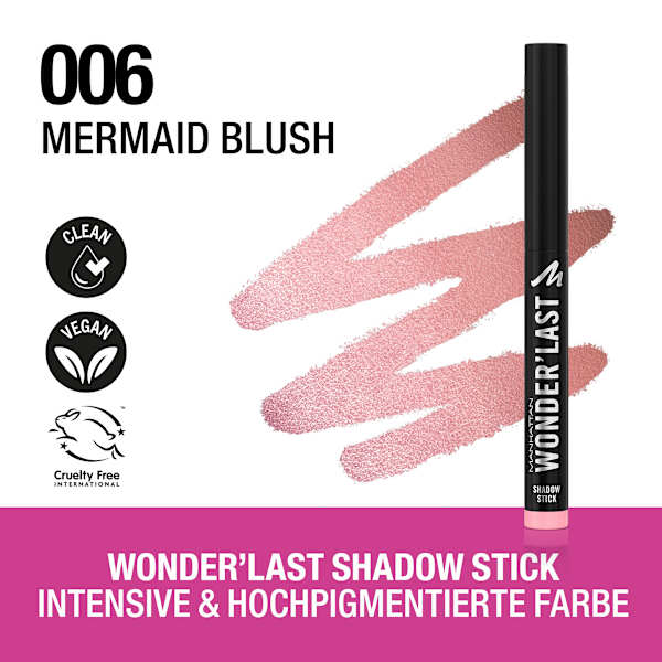 Lidschattenstift Wonder'Last 006 Mermaid Blush MANHATTAN Cosmetics