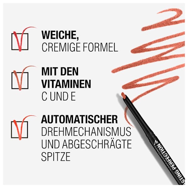 Lipliner Lasting Perfection 18 Rose Addiction MANHATTAN Cosmetics