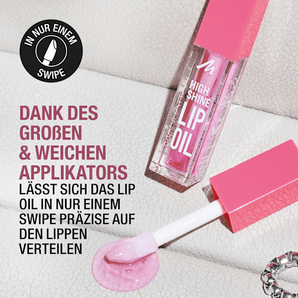 Lippenöl High Shine 001 Pink Flush MANHATTAN Cosmetics