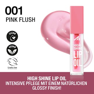 Lippenöl High Shine 001 Pink Flush MANHATTAN Cosmetics