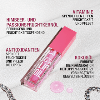 Lippenöl High Shine 001 Pink Flush MANHATTAN Cosmetics