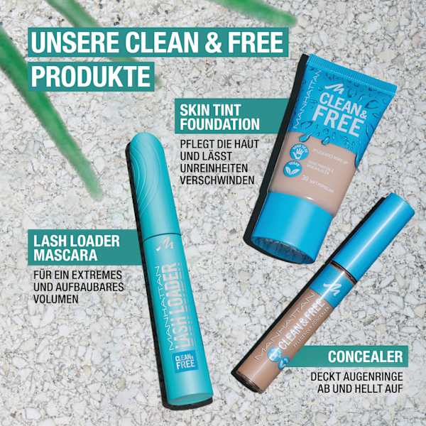 Mascara Clean & Free Lash Loader 99T Brown MANHATTAN Cosmetics