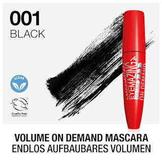 Mascara Eyemazing Volume On Demand 001 Black MANHATTAN Cosmetics