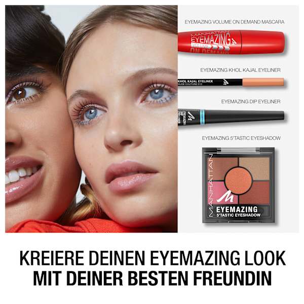 Mascara Eyemazing Volume On Demand 002 Black Brown MANHATTAN Cosmetics