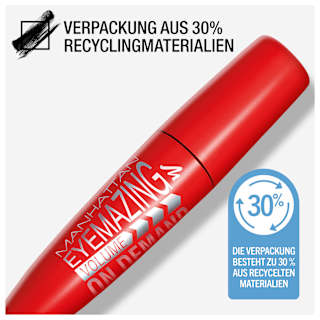 Mascara Eyemazing Volume On Demand 002 Black Brown MANHATTAN Cosmetics