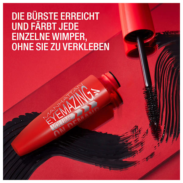 Mascara Eyemazing Volume On Demand 002 Black Brown MANHATTAN Cosmetics