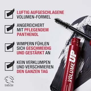 Mascara Volume Up 002 Extreme Black Brown MANHATTAN Cosmetics