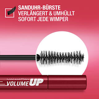 Mascara Volume Up 002 Extreme Black Brown MANHATTAN Cosmetics