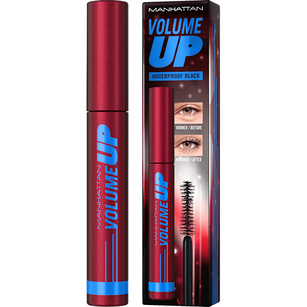 Mascara Volume Up 003 Waterproof Black MANHATTAN Cosmetics