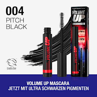 Mascara Volume Up 004 Pitch Black MANHATTAN Cosmetics
