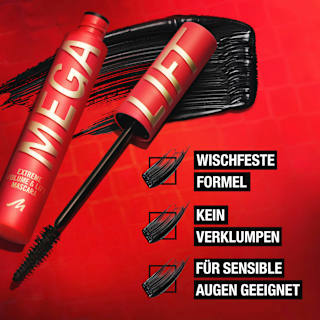 Mascara Volume Up Mega Lift 001 Black MANHATTAN Cosmetics