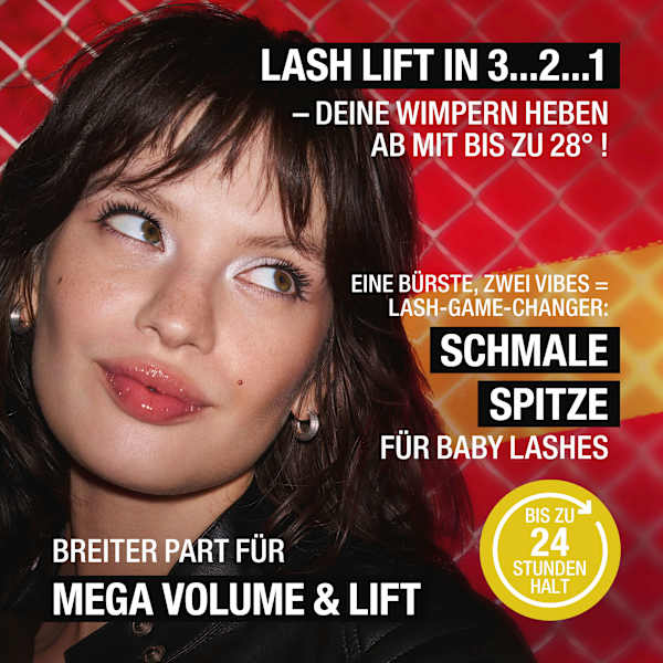 Mascara Volume Up Mega Lift 002 Black Brown MANHATTAN Cosmetics
