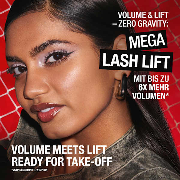 Mascara Volume Up Mega Lift 002 Black Brown MANHATTAN Cosmetics