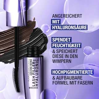 Mascara Wonder'Bond Lash Filler & Hyaluronic 001 Black MANHATTAN Cosmetics