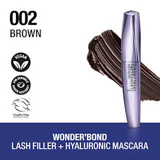 Mascara Wonder'Bond Lash Filler & Hyaluronic 002 Brown MANHATTAN Cosmetics