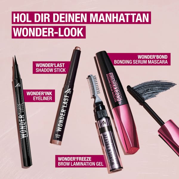 Mascara Wonder'Bond Serum 002 Black Brown MANHATTAN Cosmetics