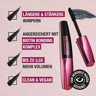Mascara Wonder'Bond Serum 002 Black Brown MANHATTAN Cosmetics