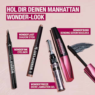 Mascara Wonder'Bond Serum 002 Black Brown MANHATTAN Cosmetics