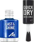 Nagellack Last & Shine 828 Danny Boy Blue MANHATTAN Cosmetics