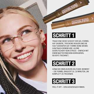 Peel-Off Augenbrauenfarbe Wonder ´Bond Brow Filler Peel-Off Tint 002 Medium Brown MANHATTAN Cosmetics