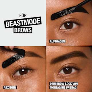 Peel-Off Augenbrauenfarbe Wonder ´Bond Brow Filler Peel-Off Tint 002 Medium Brown MANHATTAN Cosmetics