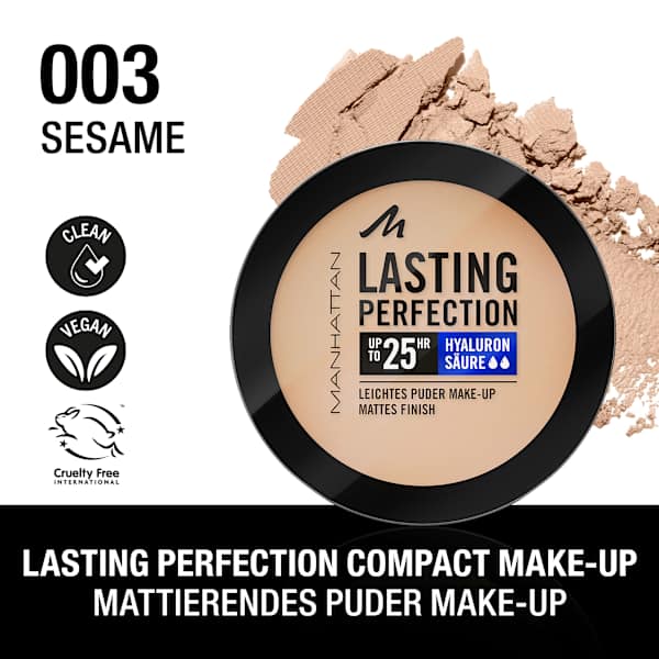 Puder-Foundation Lasting Perfection 003, LSF 20 MANHATTAN Cosmetics